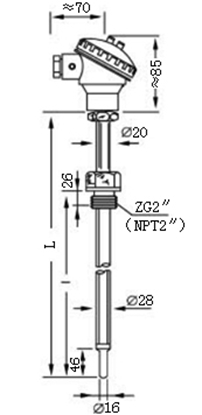 煙道、風(fēng)道熱電偶